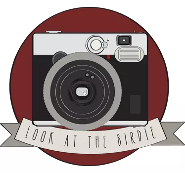Sticker insta look birdie - TenStickers