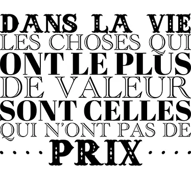 Sticker dans la vie - TenStickers