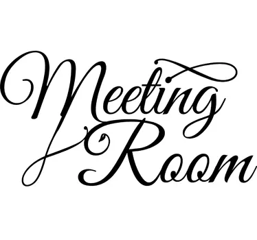 Sticker texte Meeting Room - TenStickers