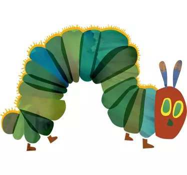 Sticker enfant chenille - TenStickers