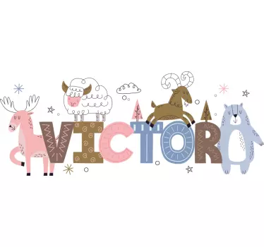 Autocollant Personnalisable Animaux polaires - TenStickers