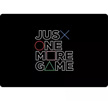 Sticker PC Juste un jeu de plus - TenStickers