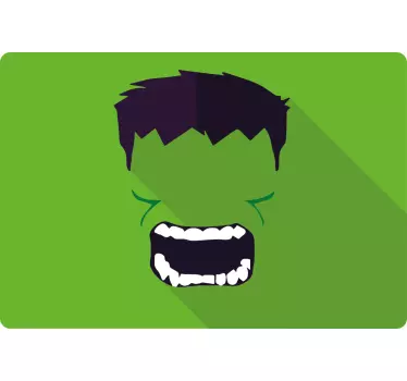 Sticker PC Super-héros vert - TenStickers