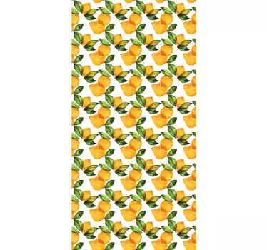 Sticker pour Frigo Style méditerranéen au citron - TenStickers