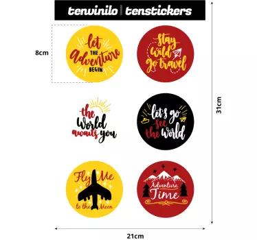Sticker pour Voiture Voyageurs - TenStickers