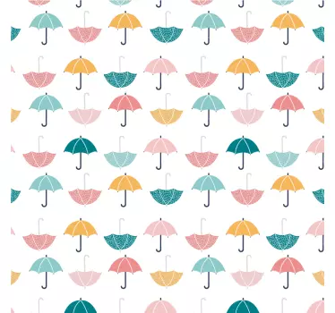 Autocollant mural parapluie - TenStickers