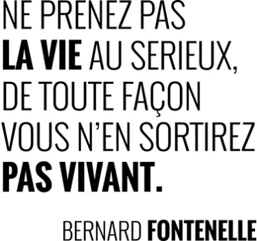 Sticker citation de Fontenelle - TenStickers