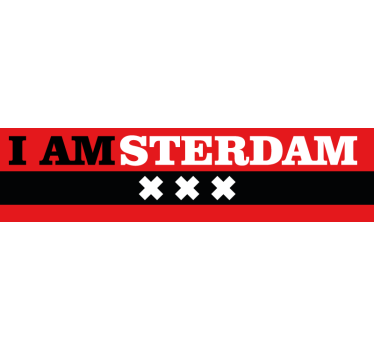 Sticker I amsterdam - TenStickers