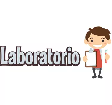 sticker laboratoire - TenStickers