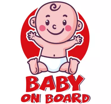 Stickers Bébé à Bord Bébé à bord - TenStickers
