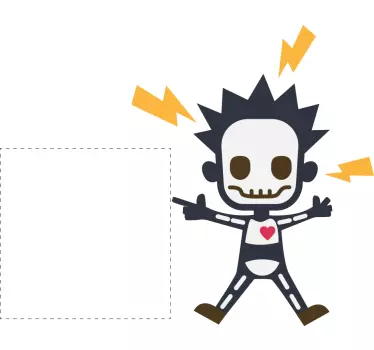 Sticker Personne Interrupteur homme électrique - TenStickers