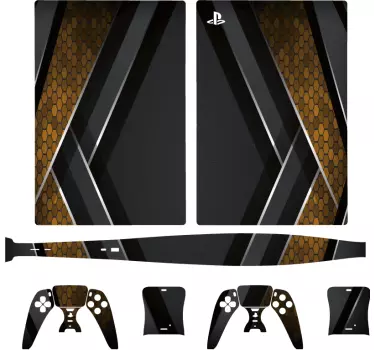 Sticker Playstation 5 Texture or abstraite - TenStickers