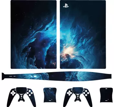 Sticker PS5 Fantasme galactique - TenStickers