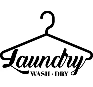 Autocollant Maison Laver le linge - TenStickers