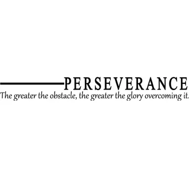 Autocollant Motivation Persévérance - TenStickers