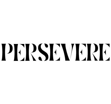 Sticker Motivation Persévérer - TenStickers