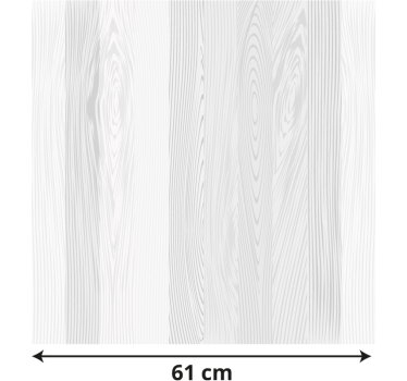 Adhésif meuble effet bois blanc - TenStickers