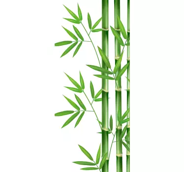 Sticker porte tige de bambou - TenStickers