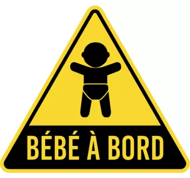 Stickers Bébé à Bord Signe bébé à bord - TenStickers