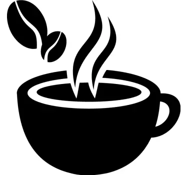 Sticker électroménager tasse à café - TenStickers