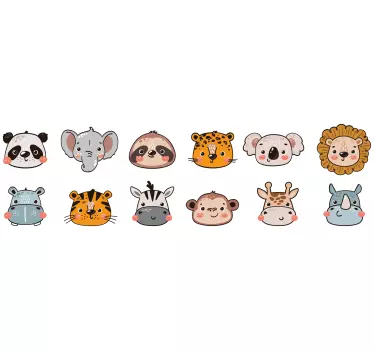Sticker pour climatiseur animaux - TenStickers