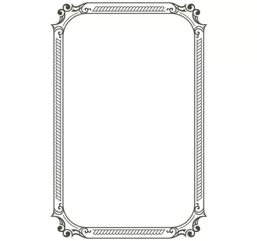 Sticker tableau blanc vintage - TenStickers