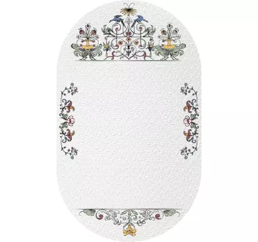 Sticker tableau blanc style vintage - TenStickers