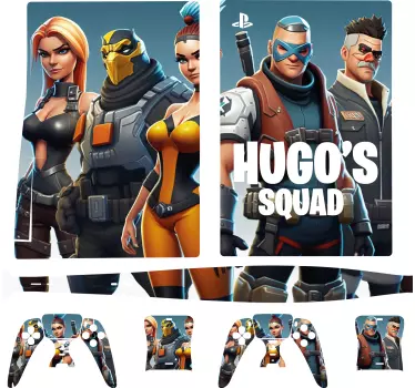Autocollant playstation personnages nom  - TenStickers