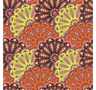 Sticker cuisine mandalas abstraits - TenStickers