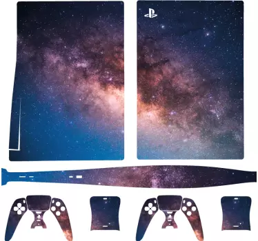 Sticker PS5 galaxie - TenStickers