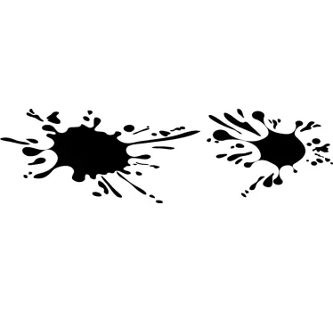 Autocollant voiture taches de peinture - TenStickers