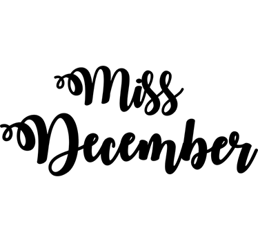 Sticker Miss December - TenStickers