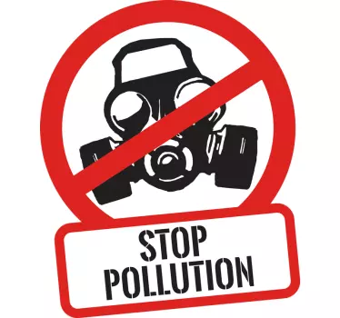 Arrêter la contamination stickers murale - TenStickers