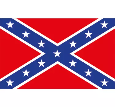 Autocollant Drapeau USA confédérés - TenStickers