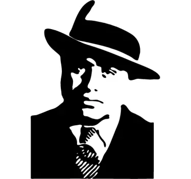 Autocollant mural Al Capone - TenStickers