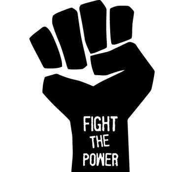 Autocollant mural fight the power - TenStickers