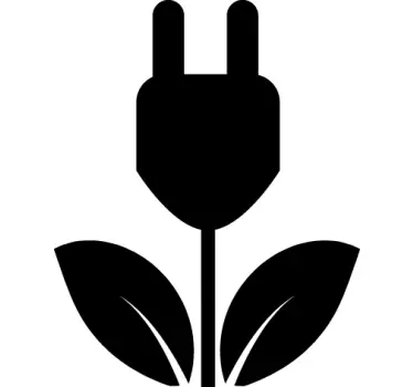Autocollant voiture écologique et électrique - TenStickers