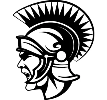 Autocollant profil centurion - TenStickers