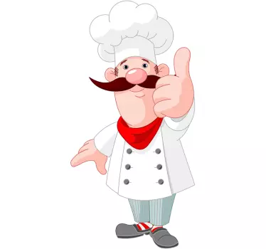 cuisinier gai - TenStickers