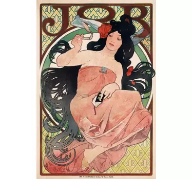 Sticker affiche Art Nouveau - TenStickers