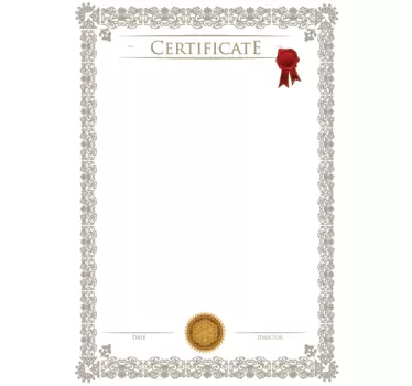 Sticker ardoise blanche diplome - TenStickers