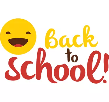 Sticker back to school Emoji - TenStickers