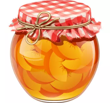 Sticker bocal conserve - TenStickers