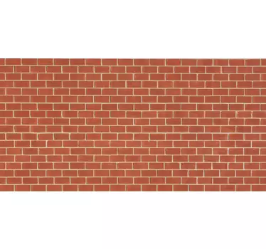 Sticker briques rouges - TenStickers