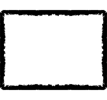 Sticker cadre grunge - TenStickers