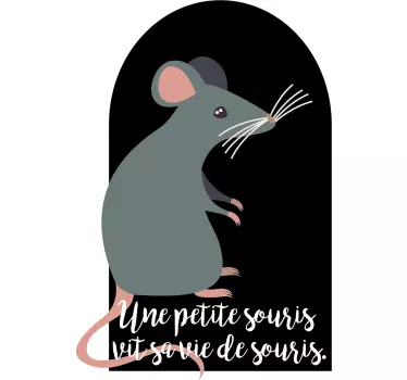Sticker Mural petite souris - TenStickers