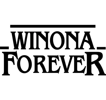 Sticker citation winona pour toujours - TenStickers