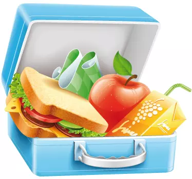 Sticker cuisine panier picnic - TenStickers