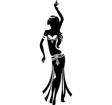 Sticker danseuse orientale - TenStickers