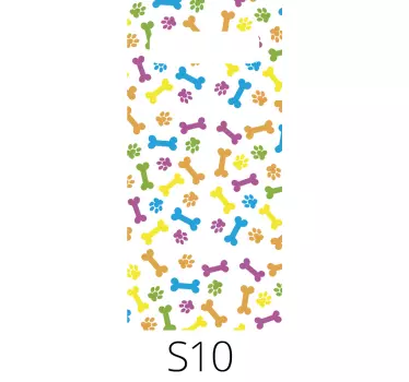 Sticker déco téléphone Os colorés (samsung) - TenStickers